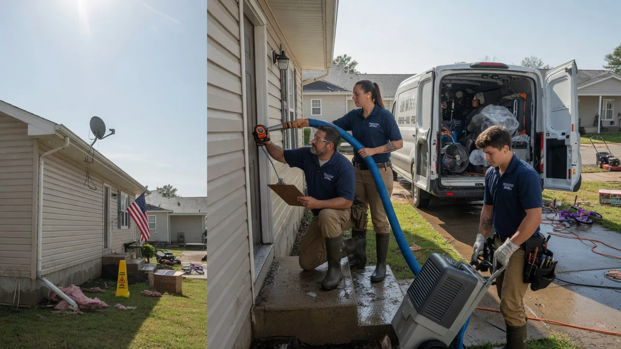 Ceiling Water Damage Restoration in Elgin, OK near me